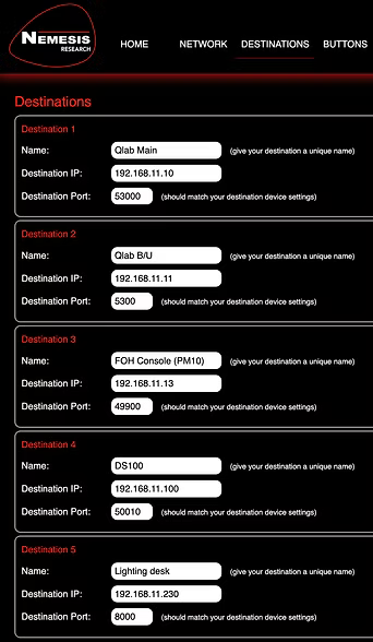 NEMESIS OSCA-R5 5-Way OSC Programmable Button Box