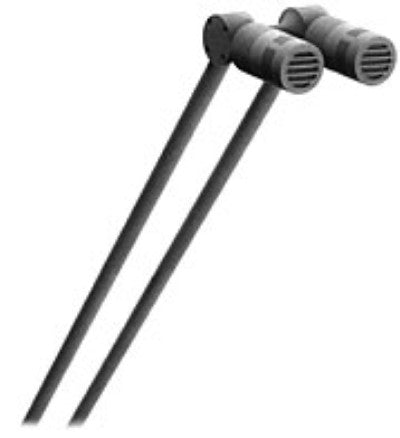 Schoeps R2C 350 KC 0.5g, 350 mm (14") (2) Straight Tubes Parallel Mounted, includes RG 88