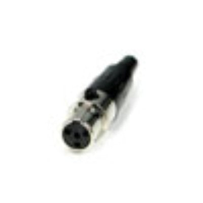 Remote Audio Miniature XLR Connector TA4F-B, Mini Mic Connector