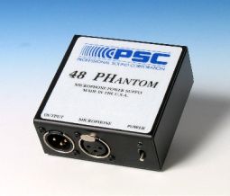 PSC 0001 48PHANTOM MIC POWER SUPPLY