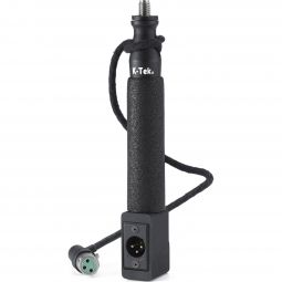 K-Tek KHGW 6" Foam Lined Wired Hand Grip with XLR Output