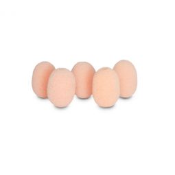 Rycote Beige Lavalier Microphone Foams 5-Pack