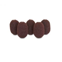 Rycote Brown Lavalier Microphone Foams 5-Pack