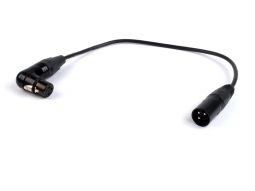 Remote Audio CAXJ12RT XLR Cable, XLRM to XLRF -R/A. 12"